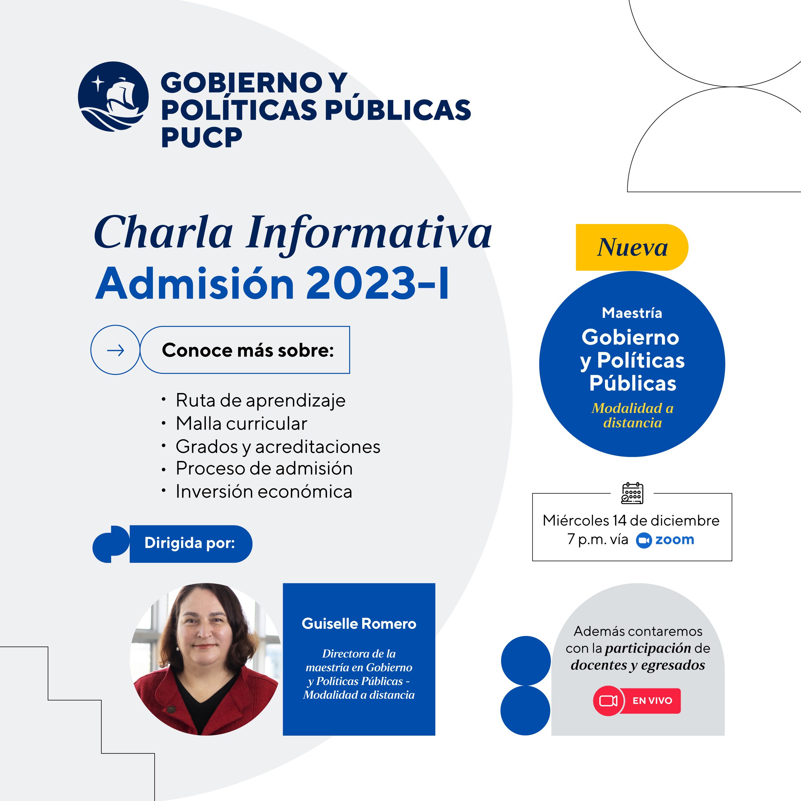 Charla Informativa De La Maestr A En Gobierno Y Pol Ticas P Blicas