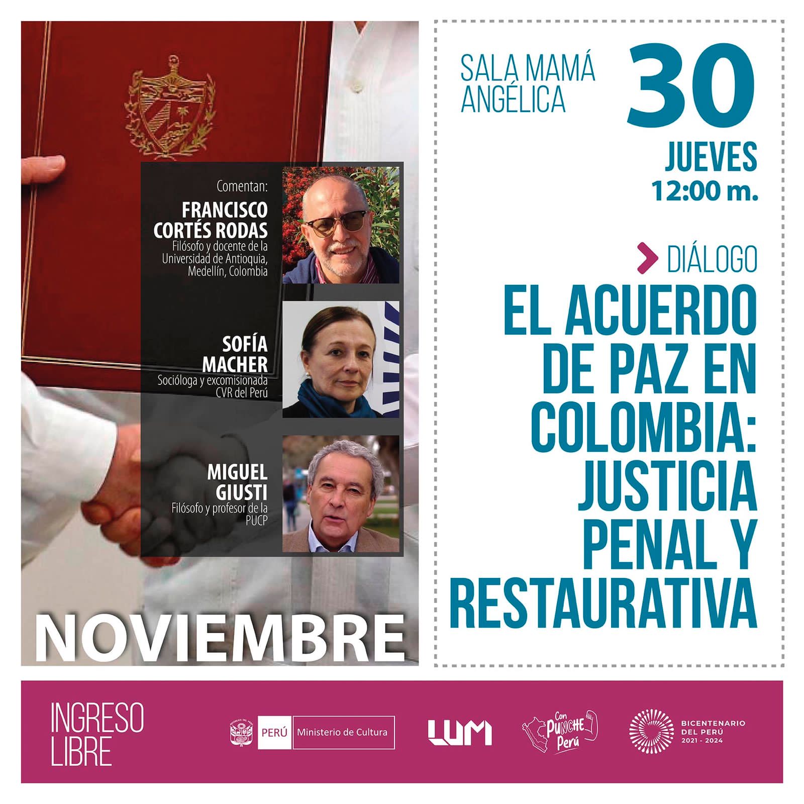 Conversatorio | “El acuerdo de paz en Colombia: justicia penal y ...