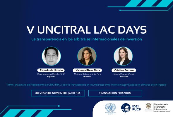 imagen V UNCITRAL LAC DAYS - La transparencia en los arbitrajes internacionales de inversión