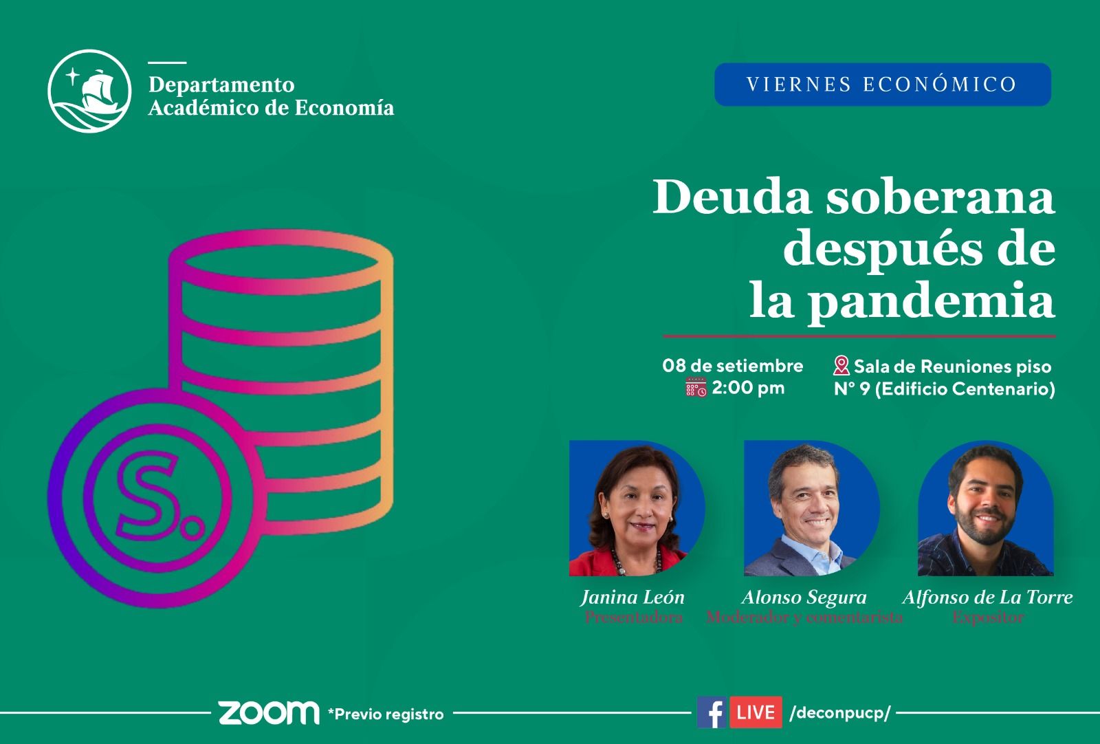 Viernes Económico Deuda Soberana Después De La Pandemia Agenda